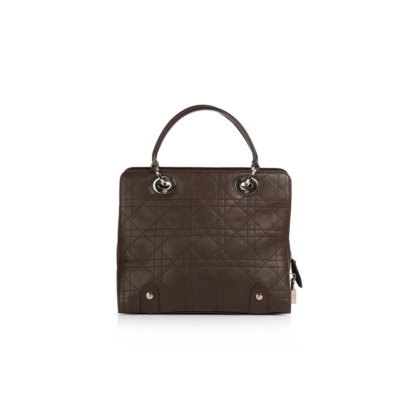 Christian Dior Small Stitched Cannage Soft Lady Dior Tote