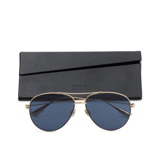 Christian Dior Society 3 J5GKU Aviator Sunglasses