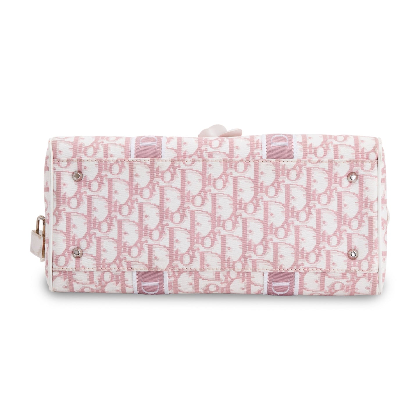 Christian Dior Vintage Girly Trotter Floral Boston Bag