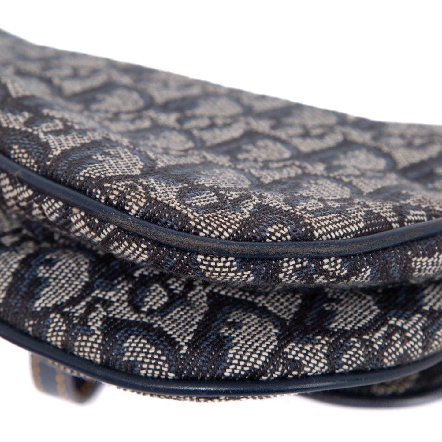 Christian Dior Vintage Oblique Mini Saddle Bag