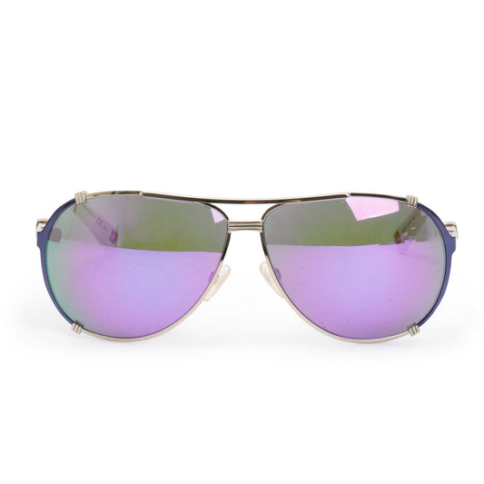 Christian Dior White Acetate DiorChicago2 Aviator Sunglasses