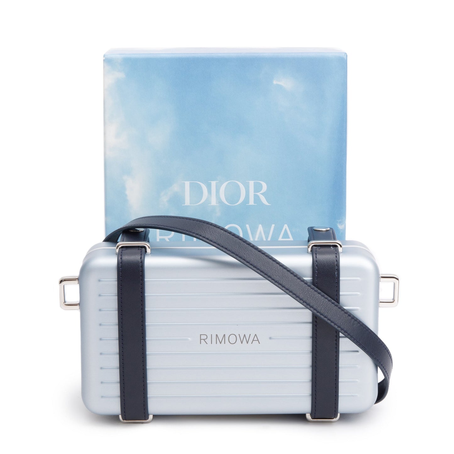 Christian Dior x Rimowa Silver Aluminum Personal Utility Case