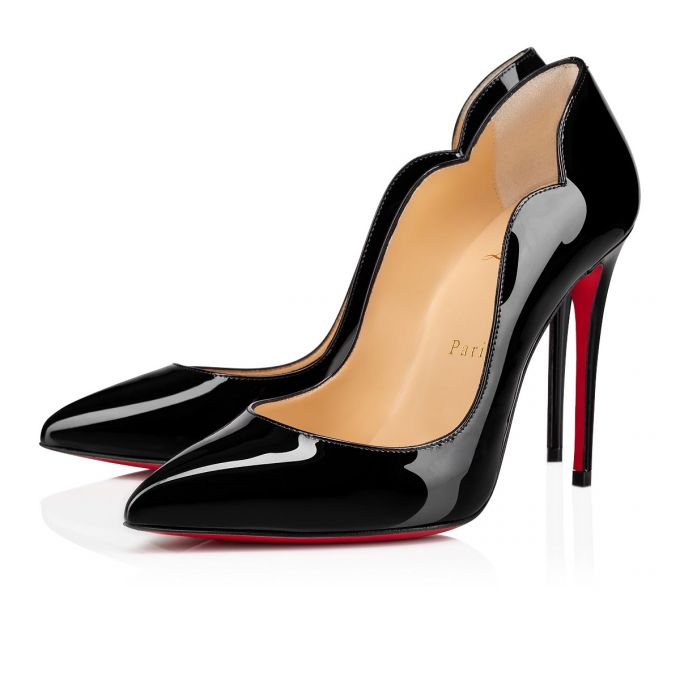 Christian Louboutin Patent Hot Chic in Black