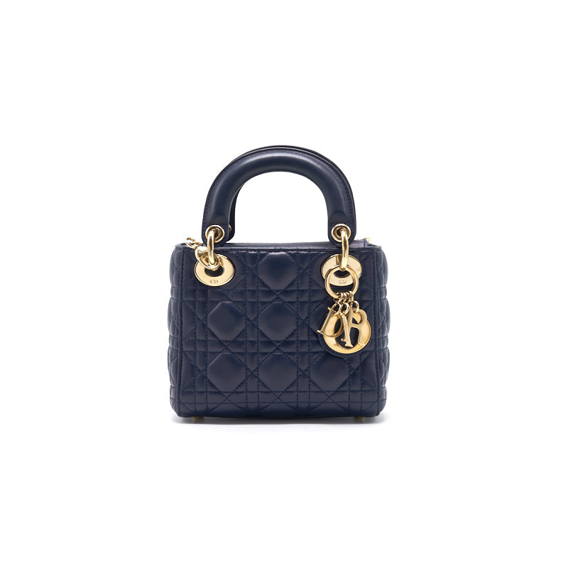 Luxury Dior Mini Lady Luxury Dior Tote Indigo