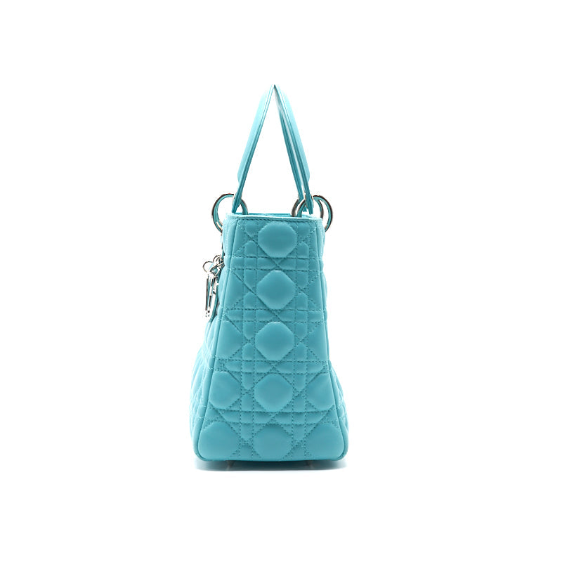 Luxury Dior Medium Lady Luxury Dior Tote Lake Blue