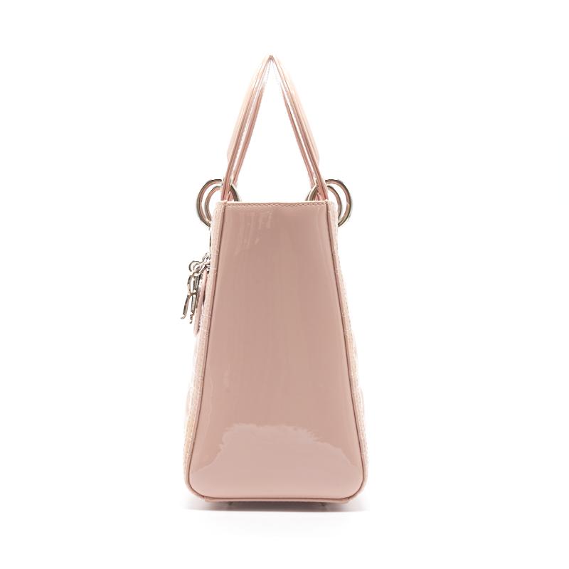 Luxury Dior Medium Lady Luxury Dior Tote in Patent Leather
