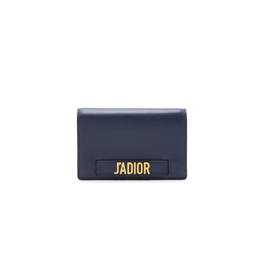 Luxury Dior J'ALuxury Dior wallet on chain Navy with GHW