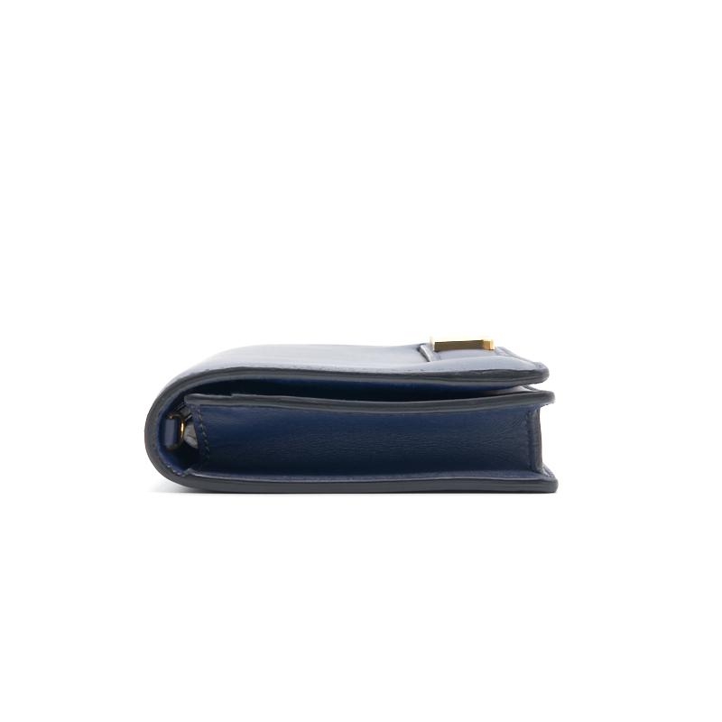 Luxury Dior J'ALuxury Dior wallet on chain Navy with GHW