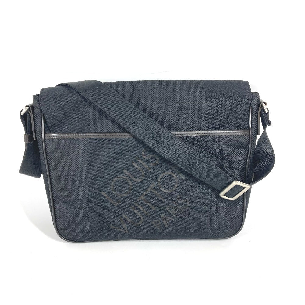LOUIS VUITTON Shoulder Bag M93225 Damier Jean Canvas black Damier Jean Messager NM mens