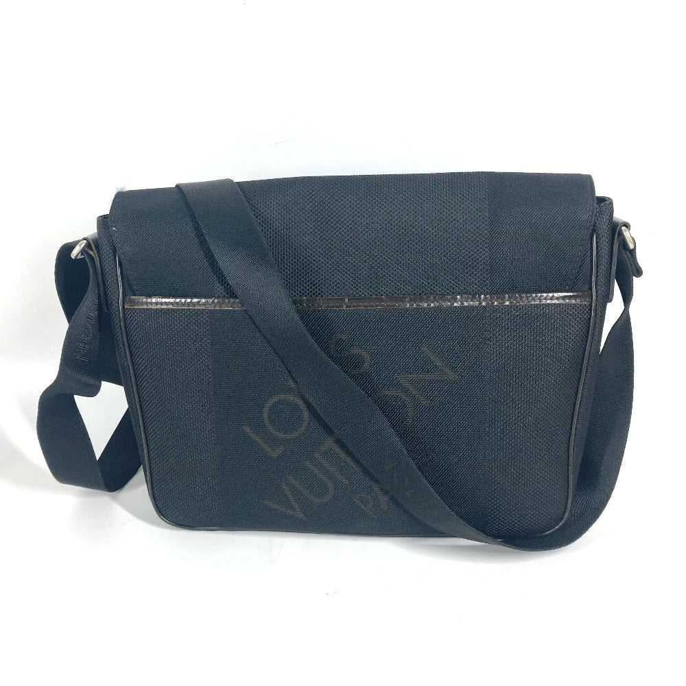 LOUIS VUITTON Shoulder Bag  M93618 Damier Jean Canvas black Damier Jean Petite message mens