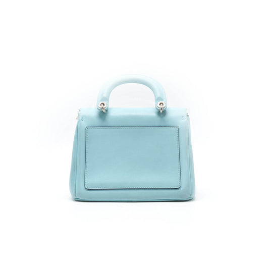 Luxury Dior Turquoise Leather Mini Be Luxury Dior Shoulder Bag