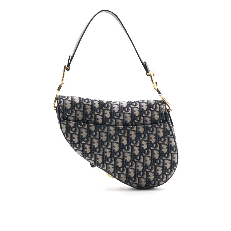 Luxury Dior Oblique Saddle Bag