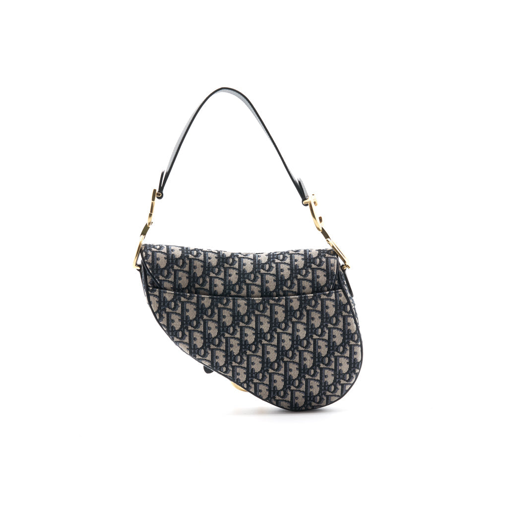 Luxury Dior Oblique Saddle Bag