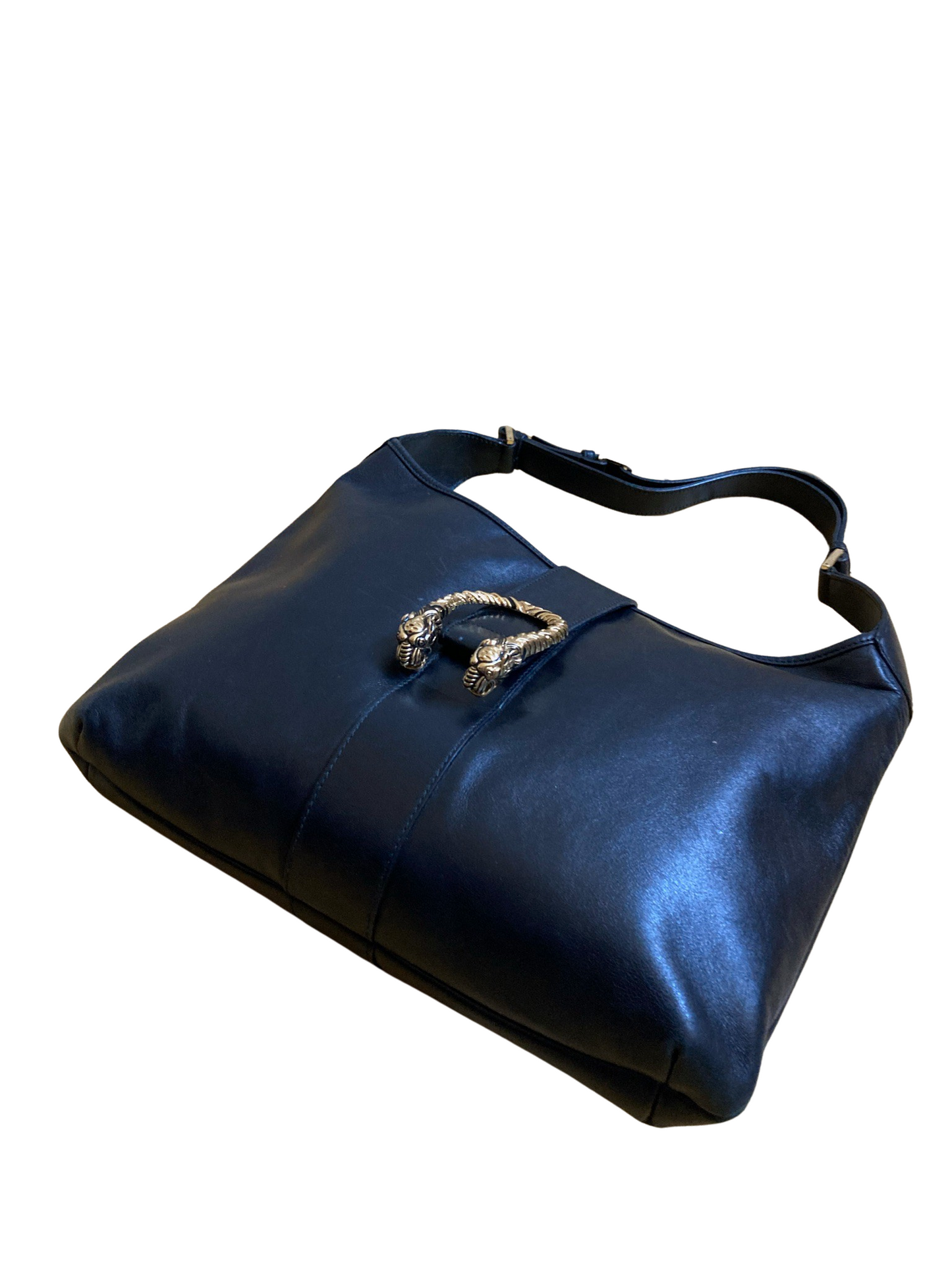 Luxury Gucci Dionysus Black Leather Shoulder Bag