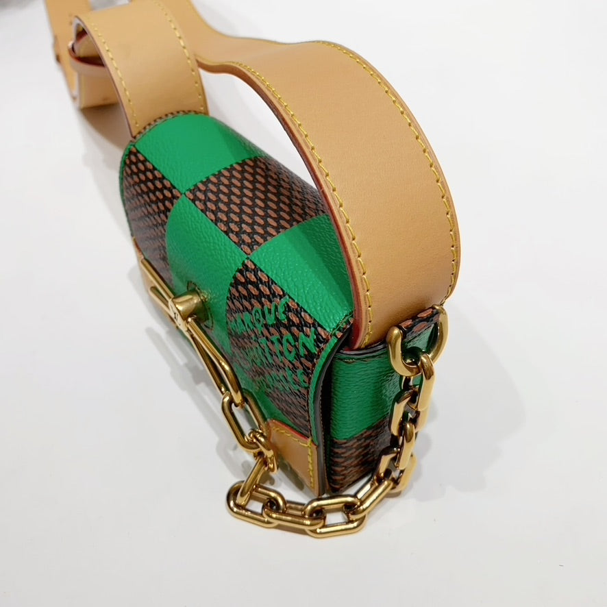 No.001665-5-Louis Vuitton Micro Steamer Damier
