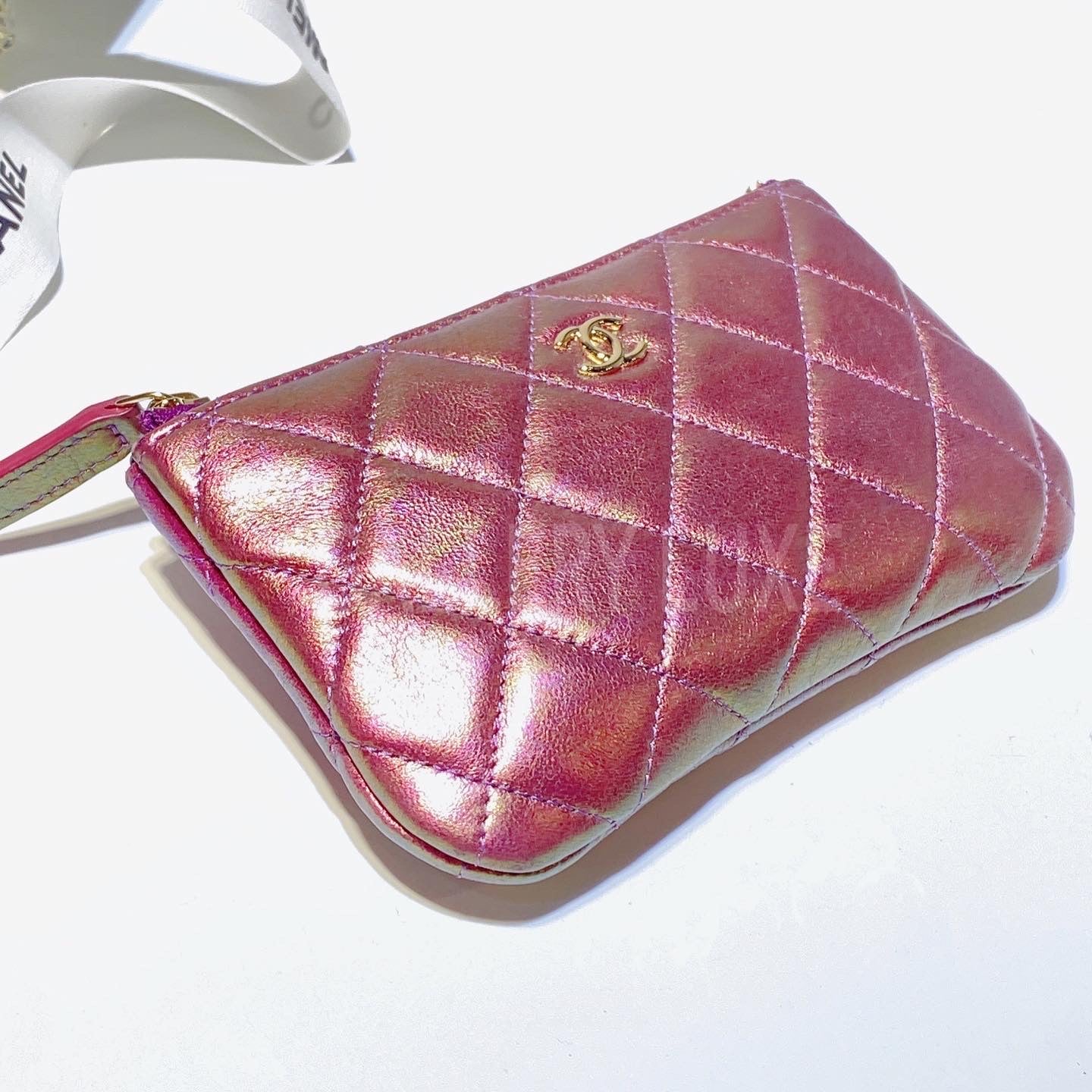 No.3101-Chanel Lambskin Mini O Case Pouch