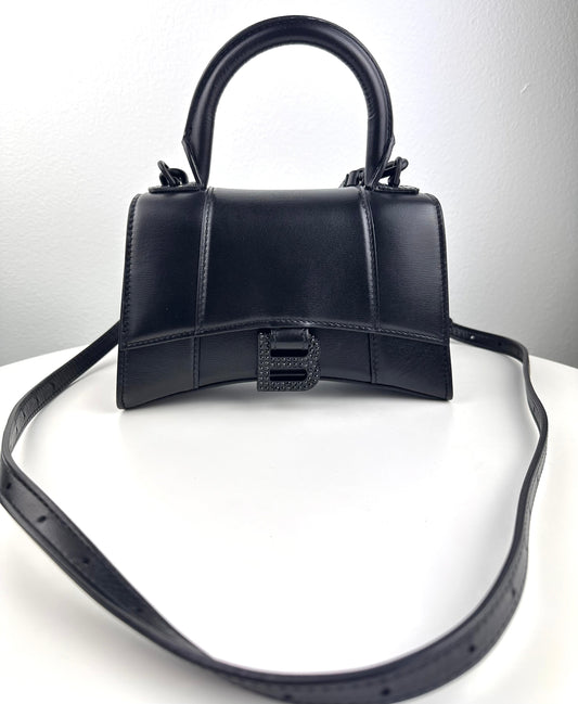 Balenciaga X Small Hourglass Bag with Rhinestone
