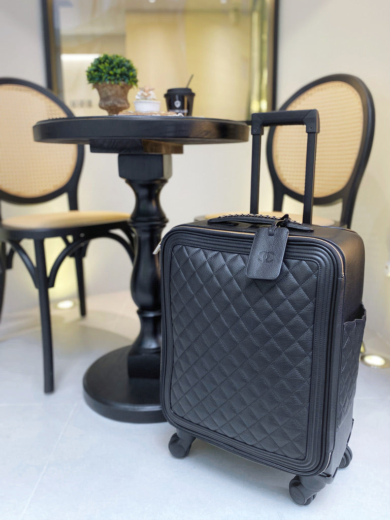 No.3087-Chanel Calfskin Coco Case Luggage