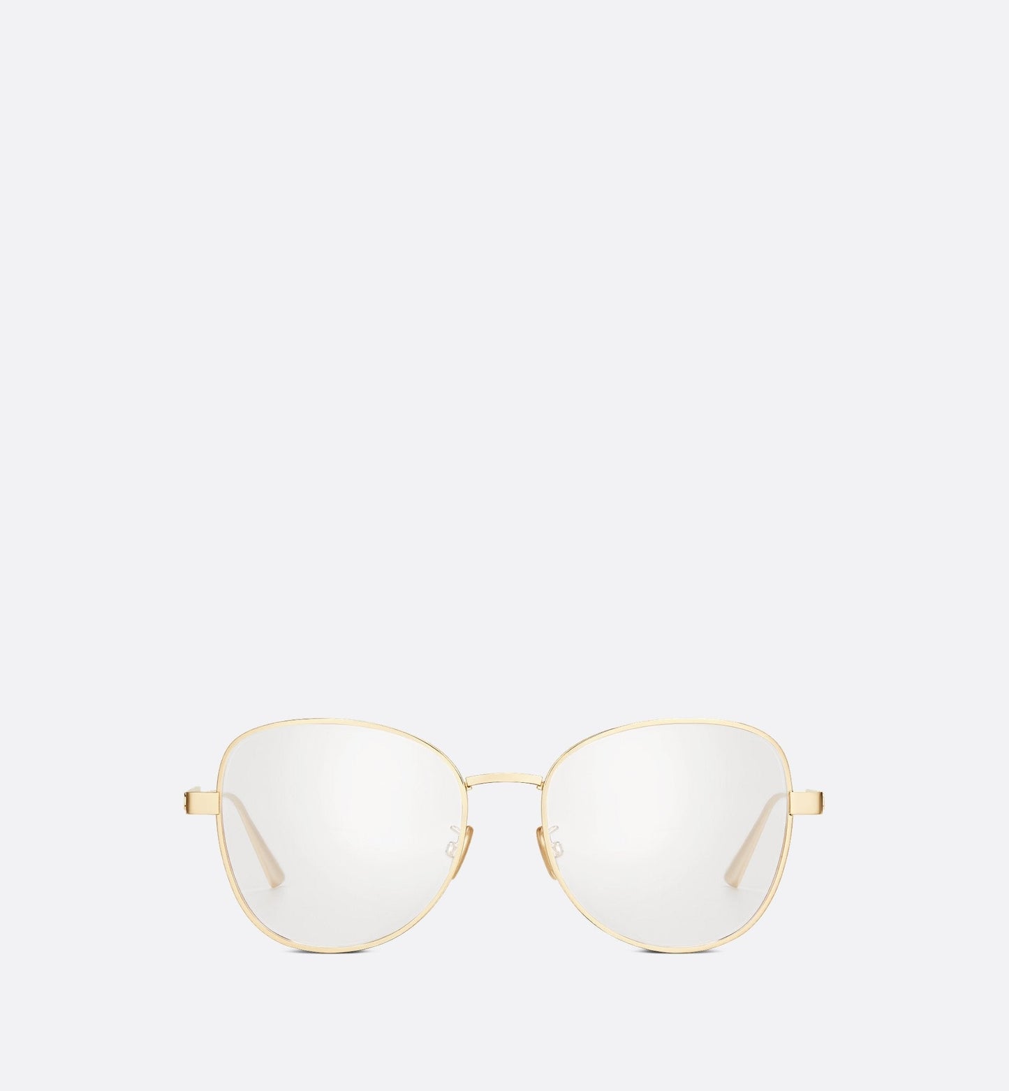 Luxury Diorcannage B1F Gold Finish Metal Butterfly Glasses With Blue Light Filter