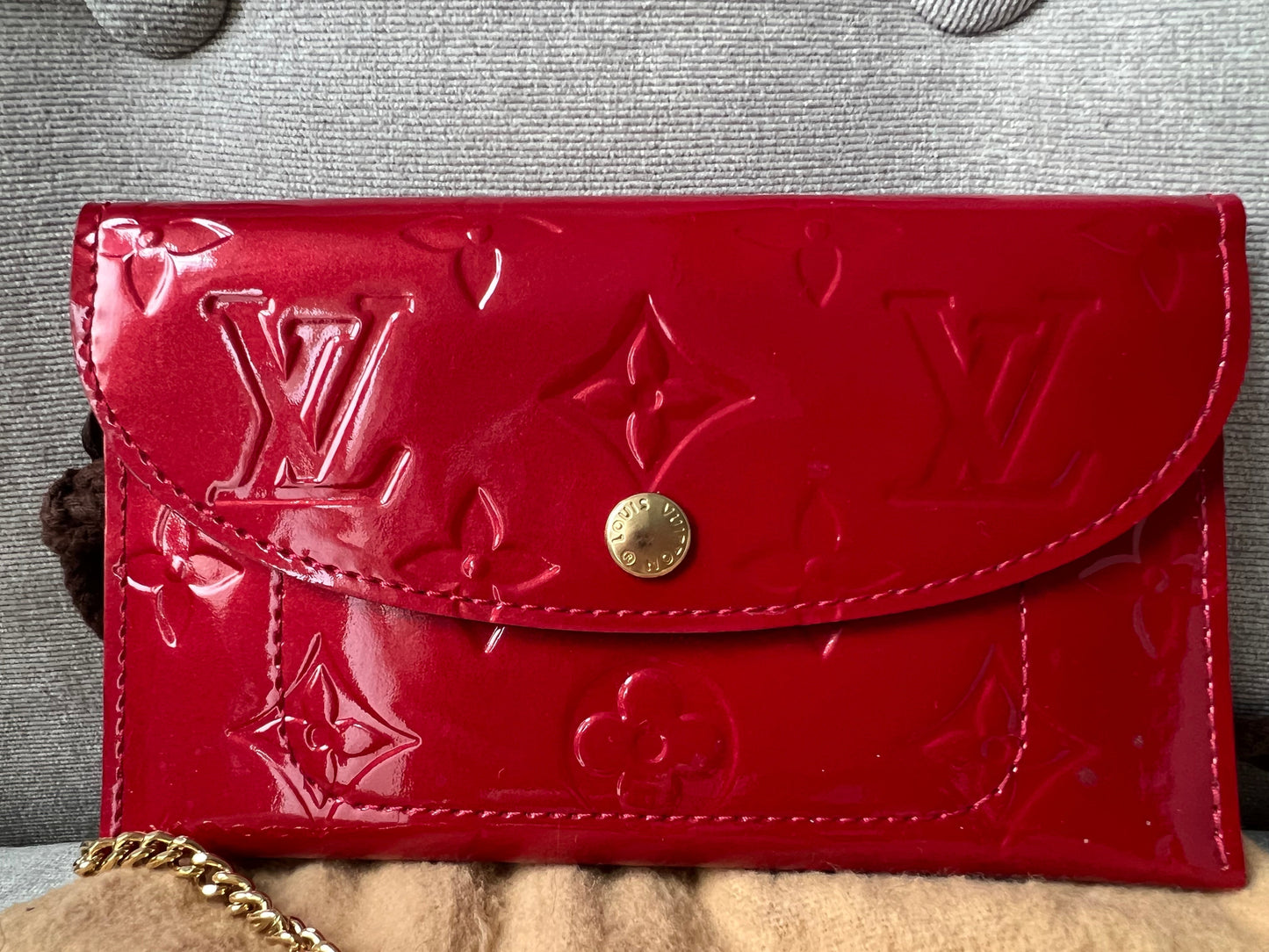 Louis Vuitton Vernis Envelope Plate Pouch