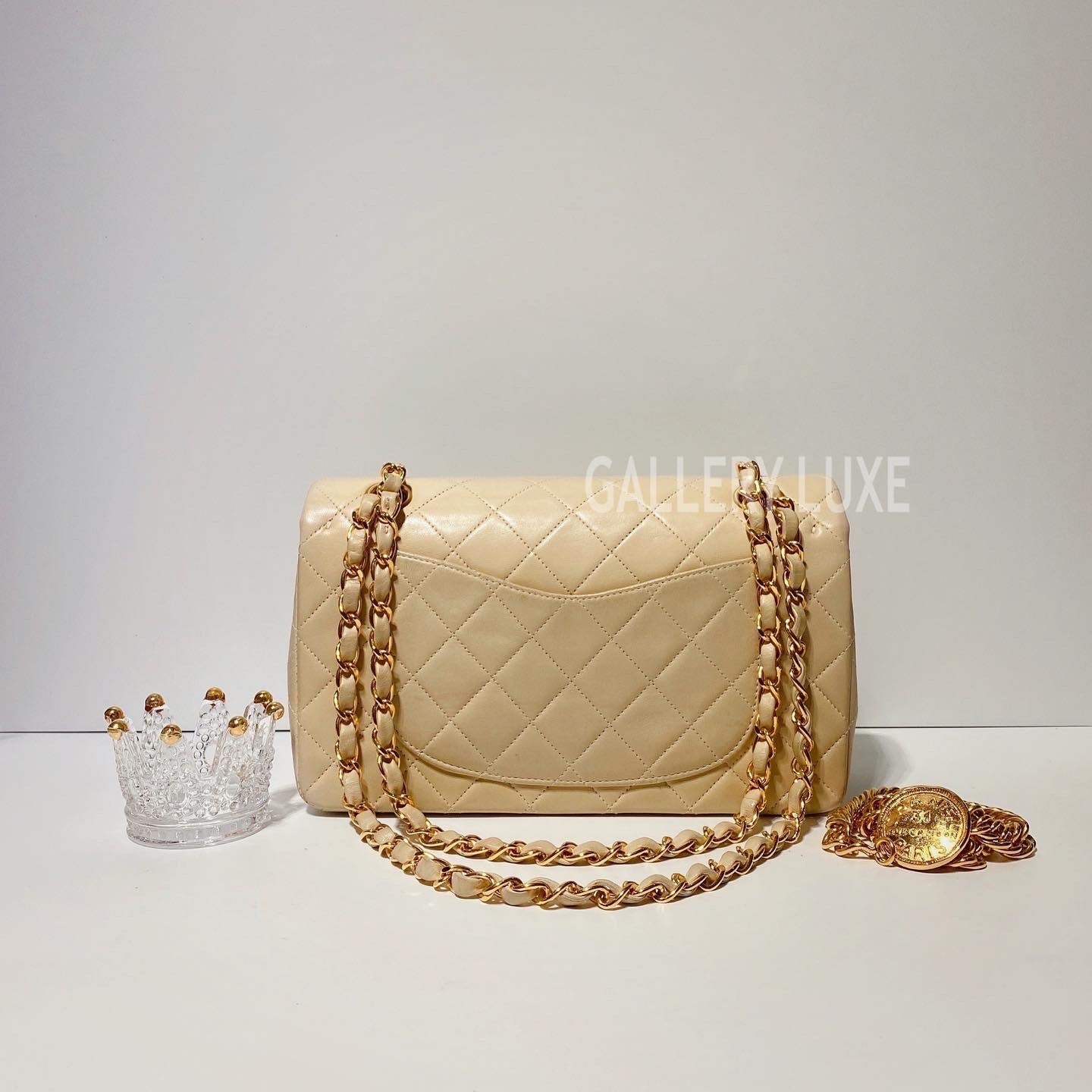 No.3328-Chanel Vintage Lambskin Classic Flap 23cm