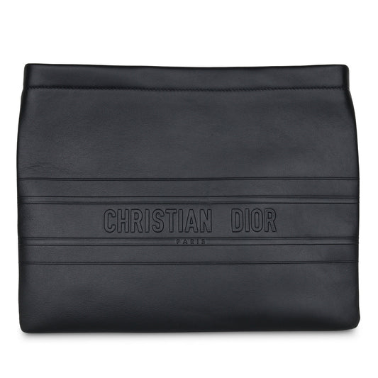 Luxury Dior Black Zipped Pouch