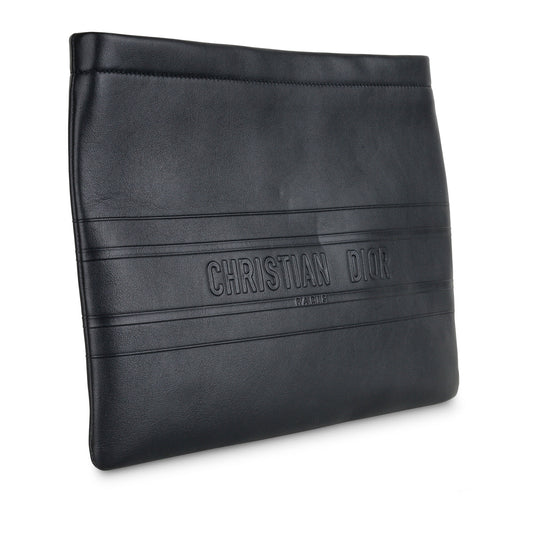 Luxury Dior Black Zipped Pouch