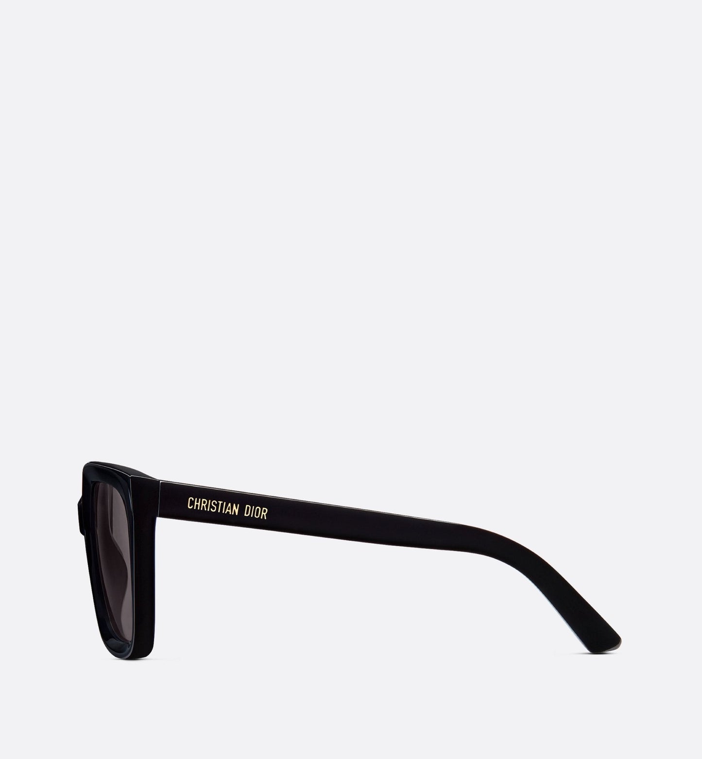 Luxury Diormidnight S1I Black Square Sunglasses