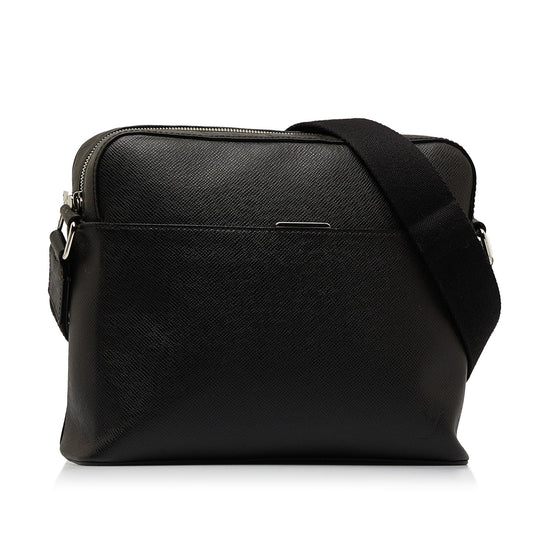 LOUIS VUITTON Taiga Anton Messenger PM Crossbody Bag