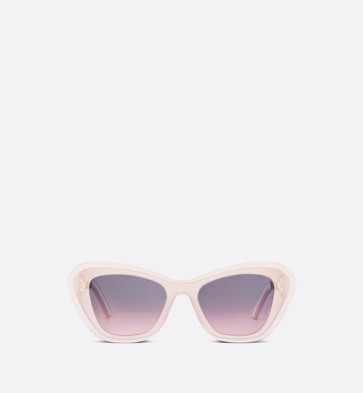Luxury Diorpacific B3U Transparent Pink Butterfly Sunglasses