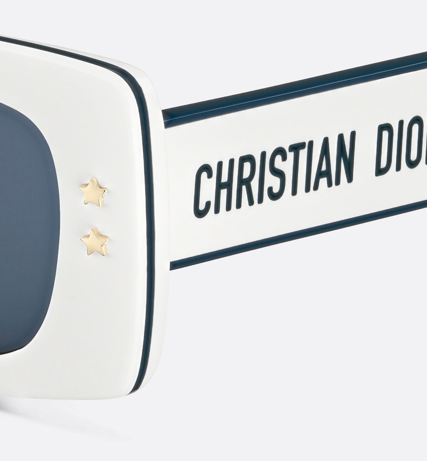 Luxury Diorpacific S1U White Square Sunglasses