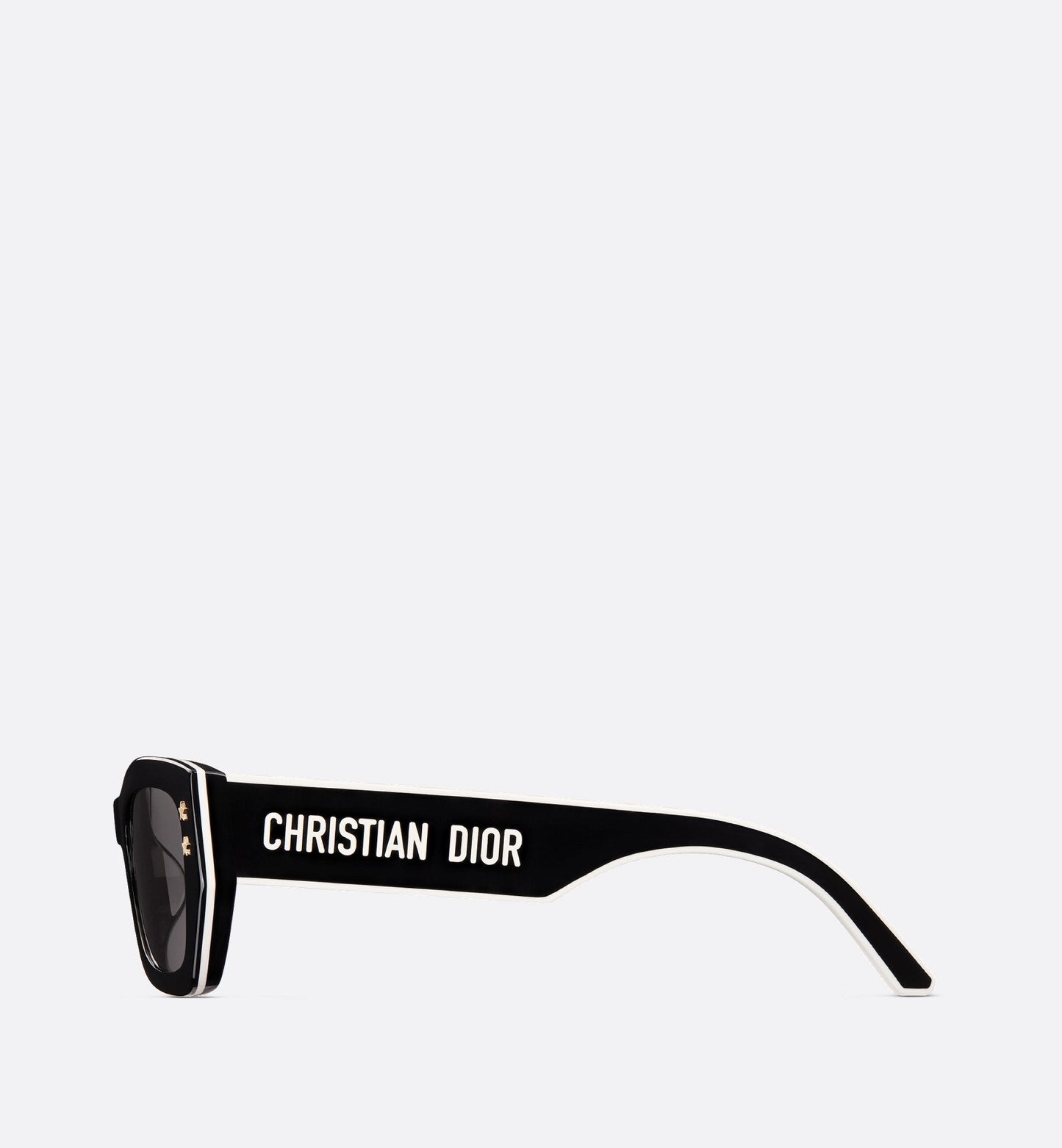 Luxury Diorpacific S2U Black Rectangular Sunglasses