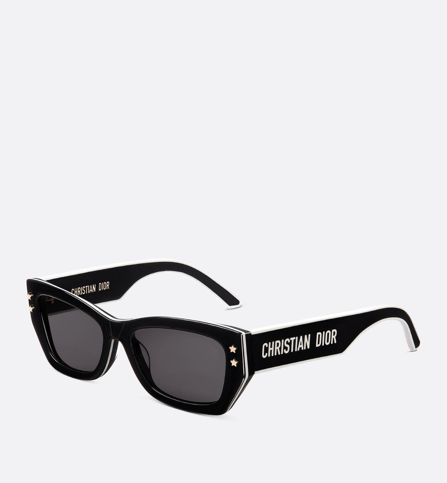 Luxury Diorpacific S2U Black Rectangular Sunglasses