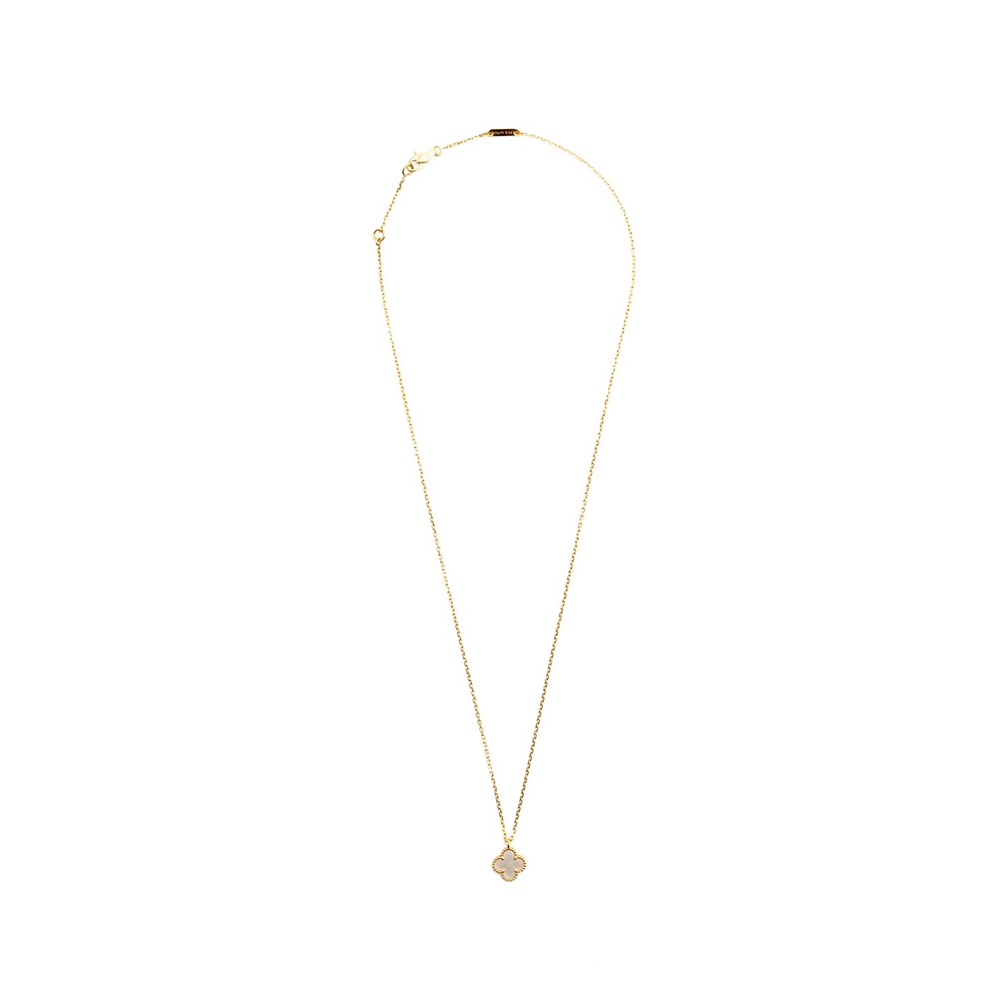 Van Cleef & Arpels Sweet Alhambra Pendant Yellow Gold, White Mother-of-Pearl