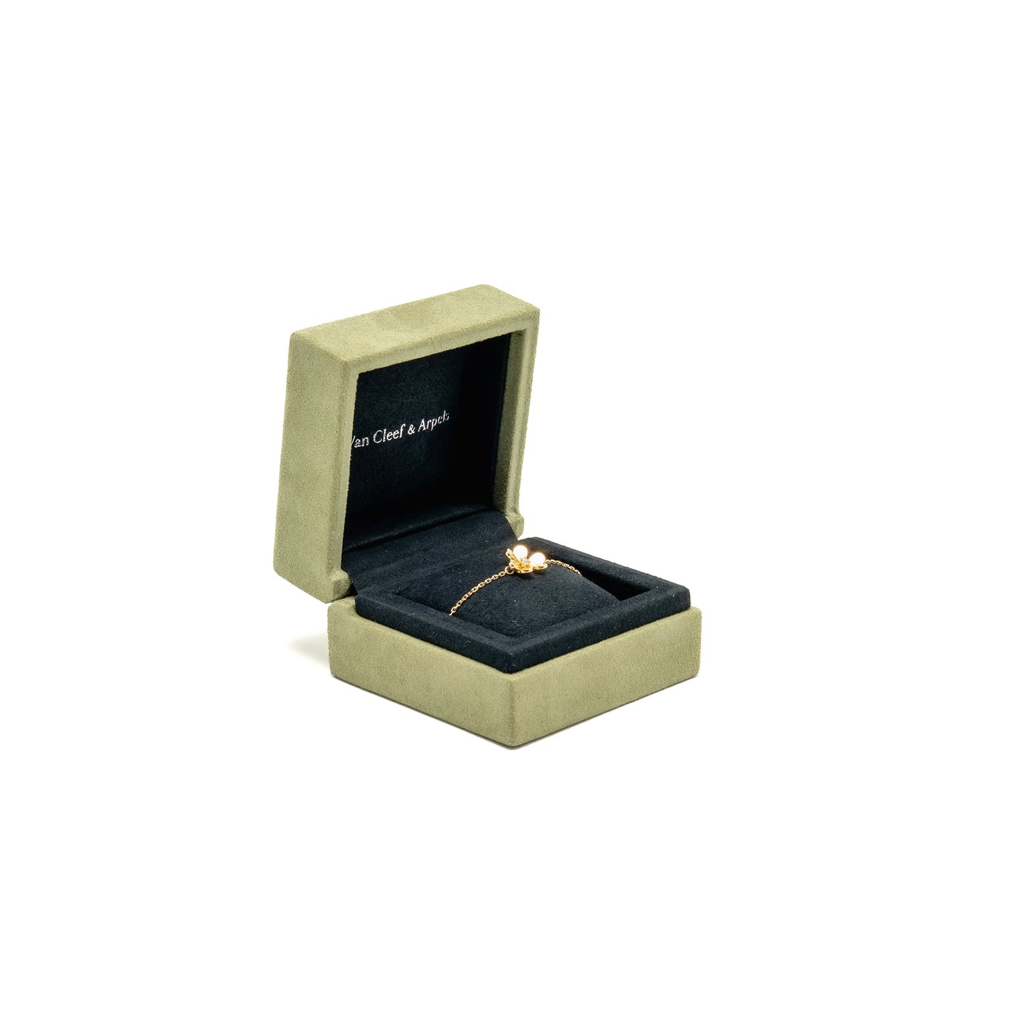 Van Cleef & Arpels Frivole Bracelet, Mini Model, Yellow Gold/Diamond