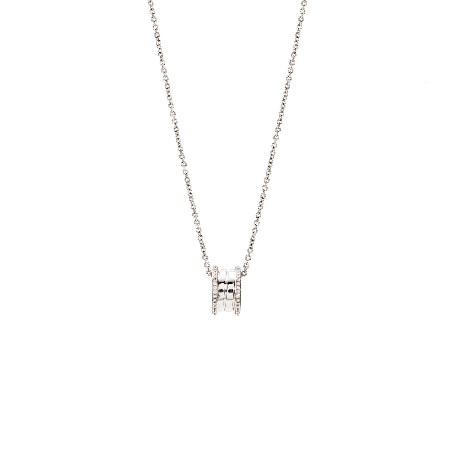 Bvlgari B.zero1 Necklace White Gold, Diamonds
