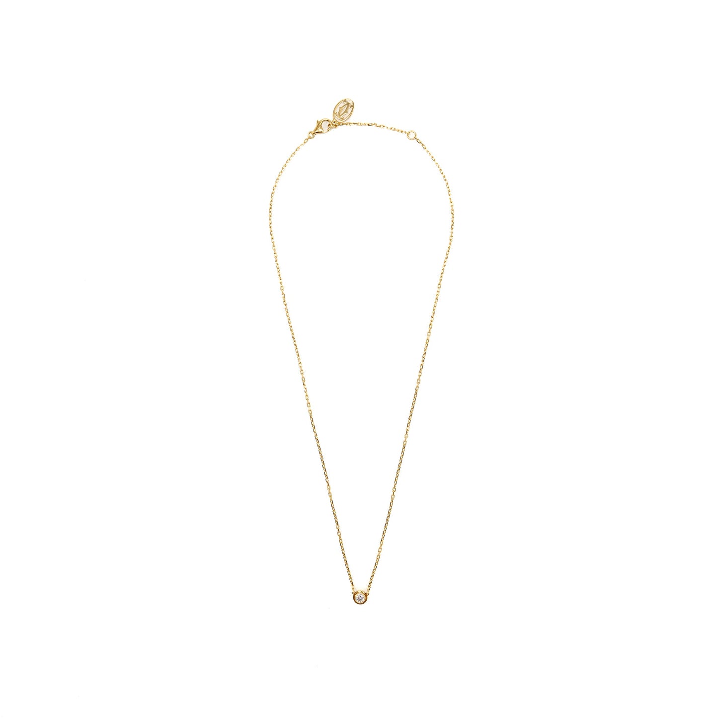 Cartier D’Amour Necklace Large Model Yellow Gold, Diamond