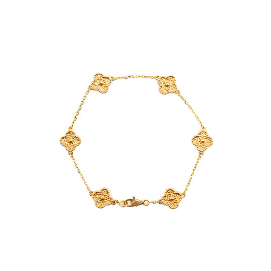 Van Cleef & Arpels Sweet Alhambra Bracelet, 6 Motifs Rose Gold
