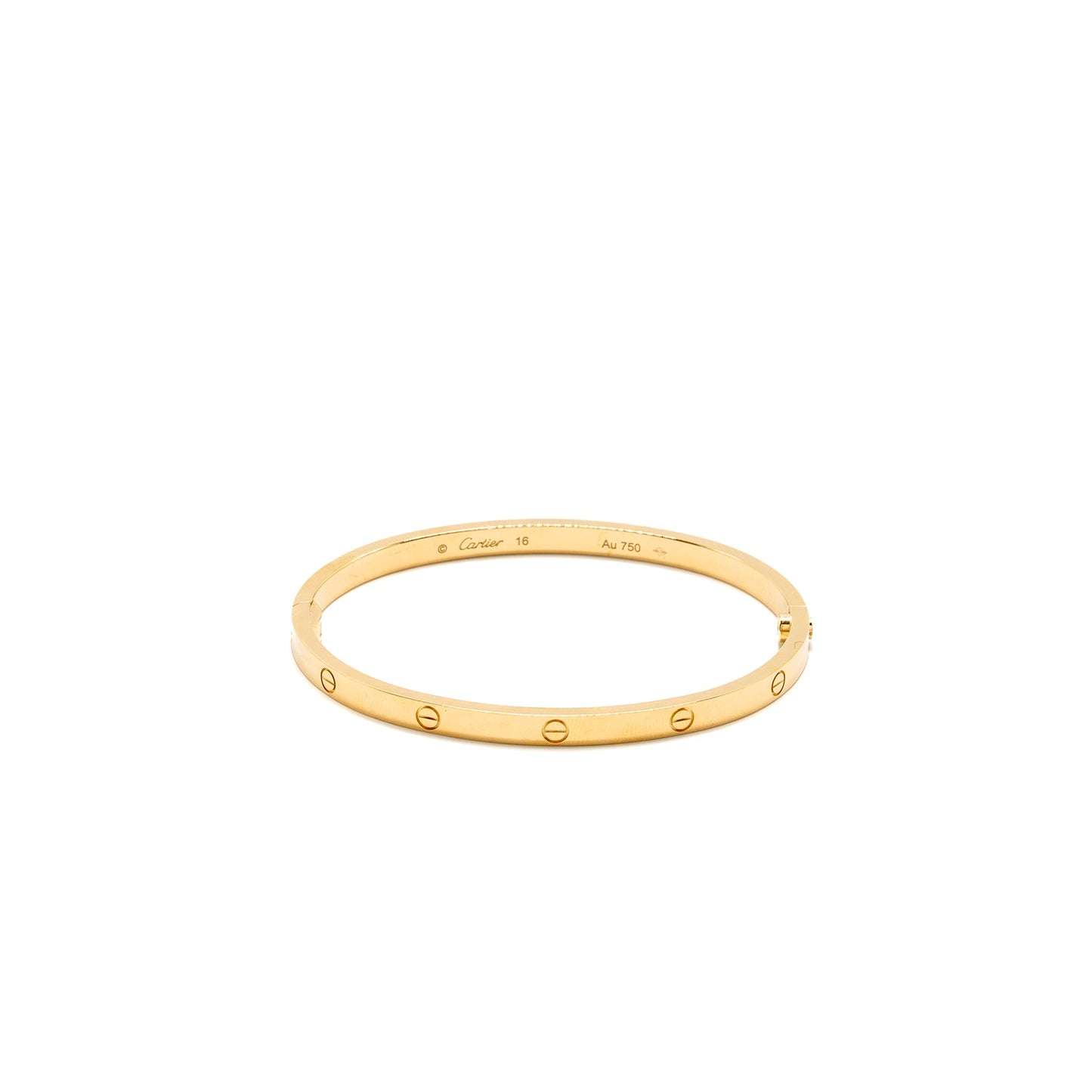 Cartier size 16 Love bracelet small model rose gold