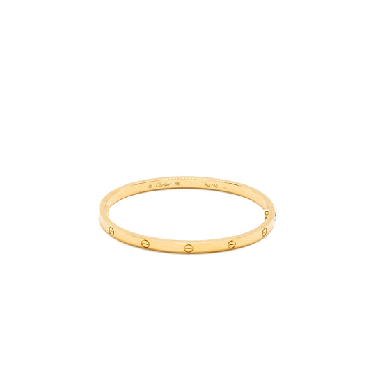Cartier size 16 Love bracelet small model rose gold