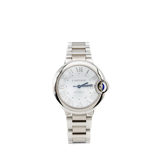 Cartier Ballon Bleu De Cartier Watch 33mm, Automatic, Steel, Model: WSBB0062