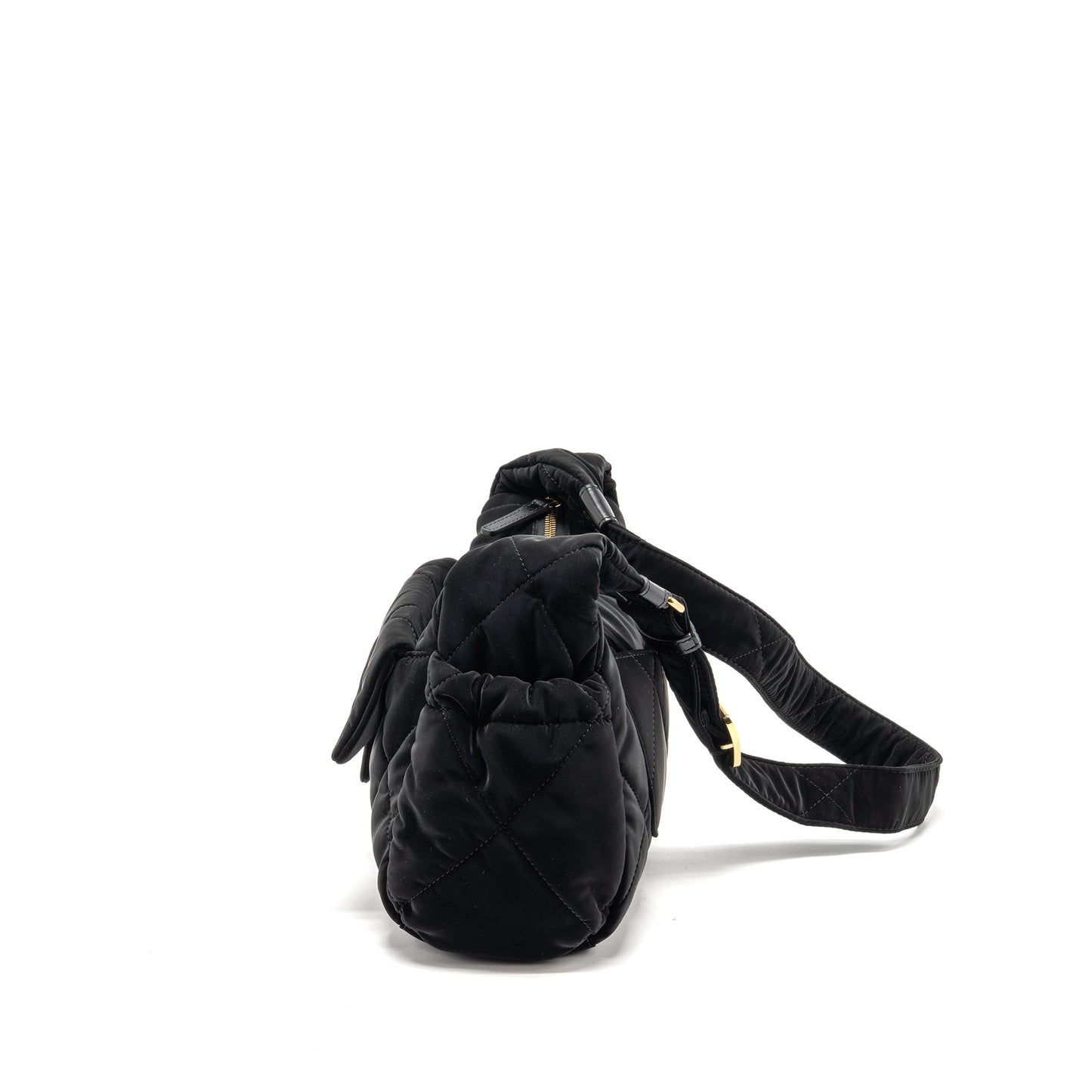 Chanel 24N Ski Series Coconeige Shoulder Bag Nylon Black GHW(microchip)
