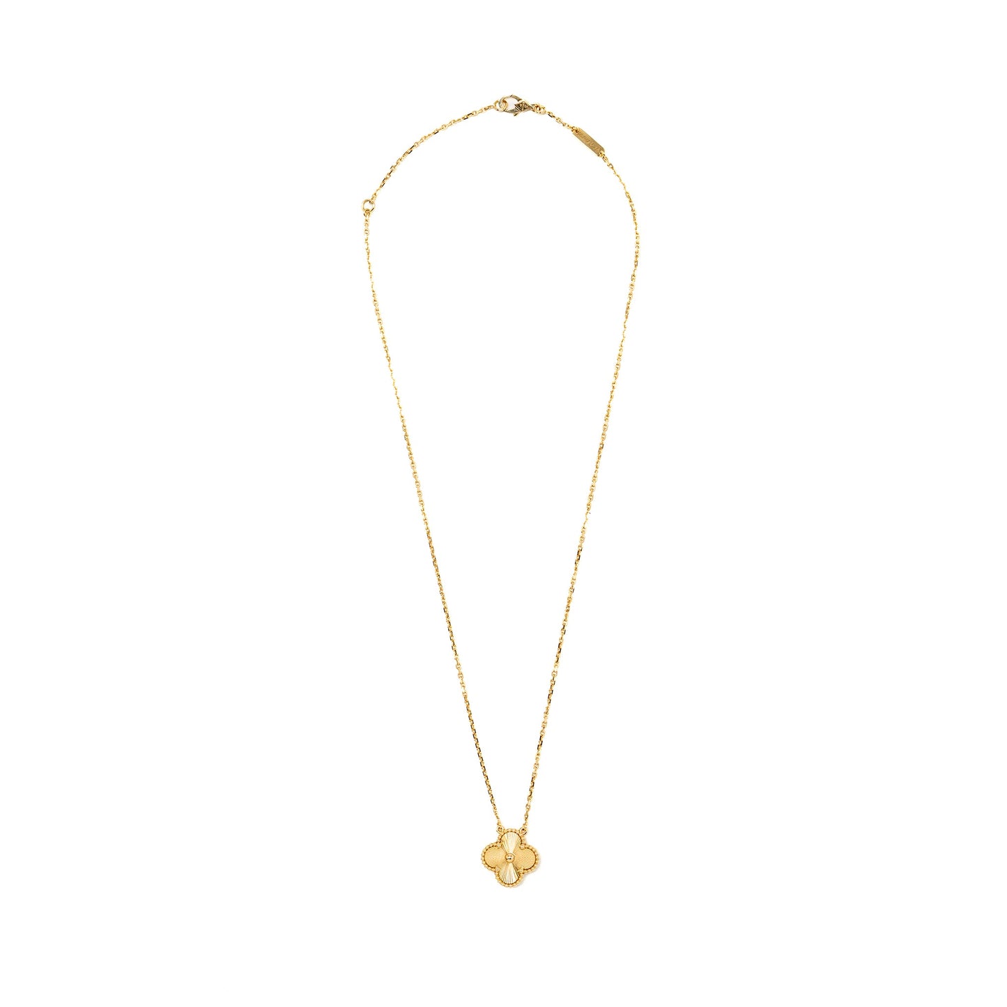 Van Cleef & Arpels Vintage Alhambra Pendant Yellow Gold