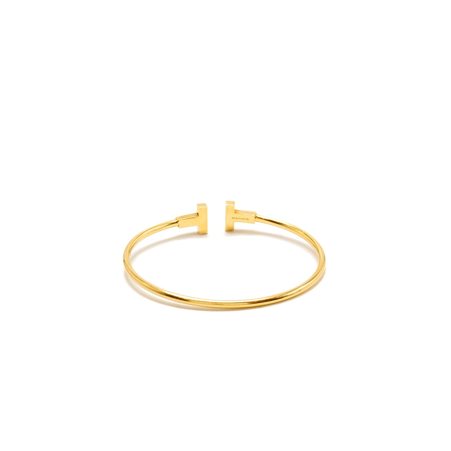 Tiffany Size Medium T Wire Bracelet Yellow Gold