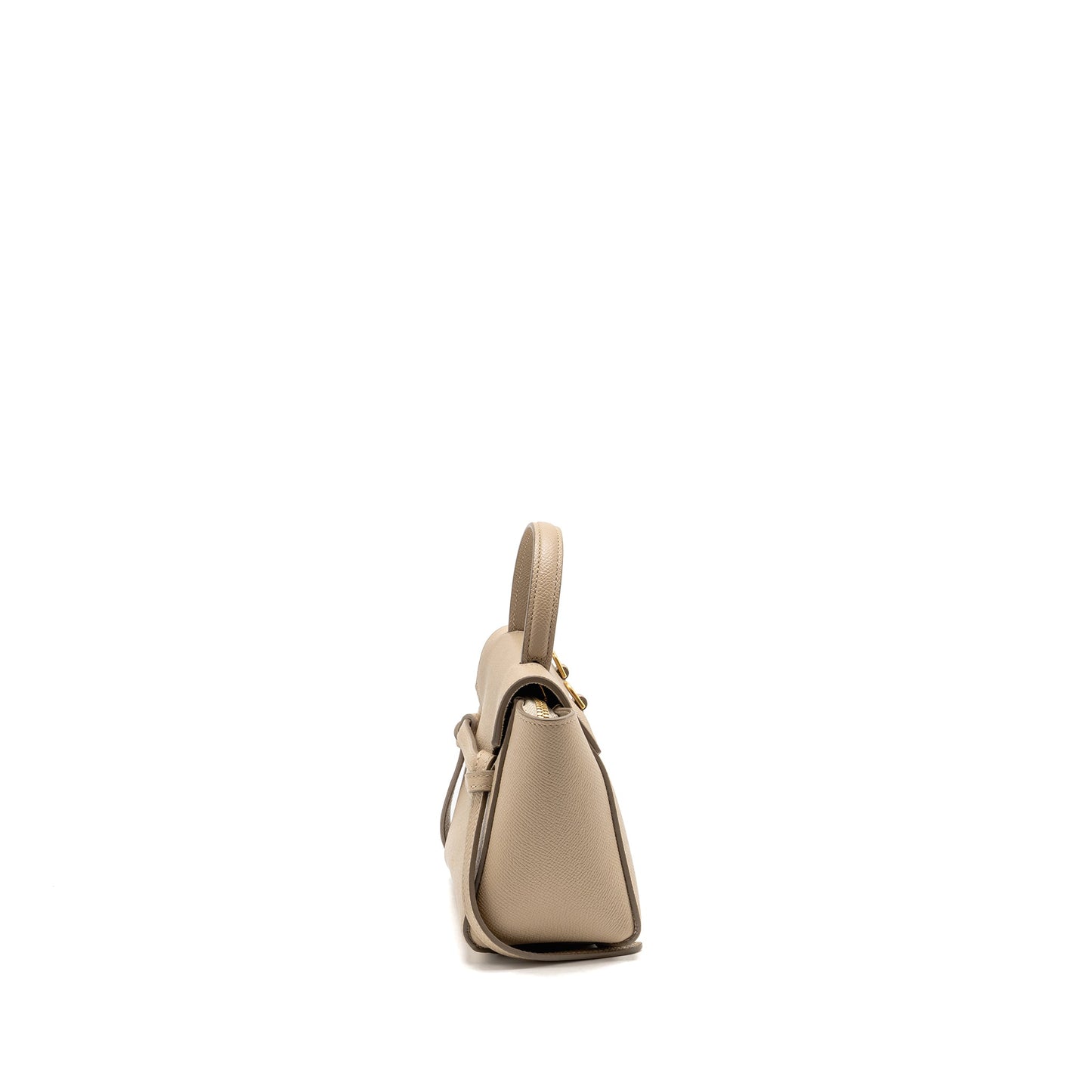 Celine Pico Belt Bag Grained Calfskin Beige GHW