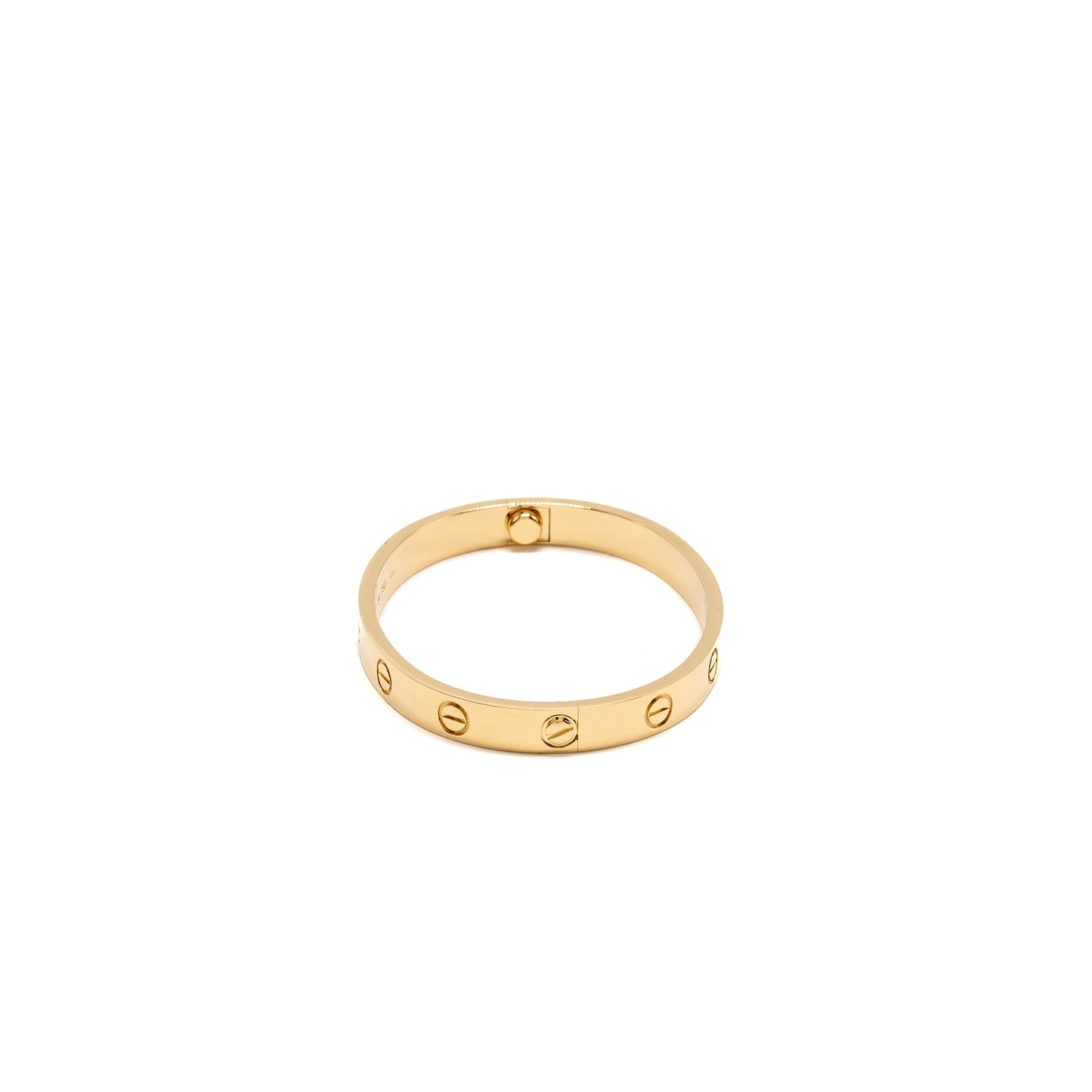 Cartier size 15 love bracelet classic model yellow gold