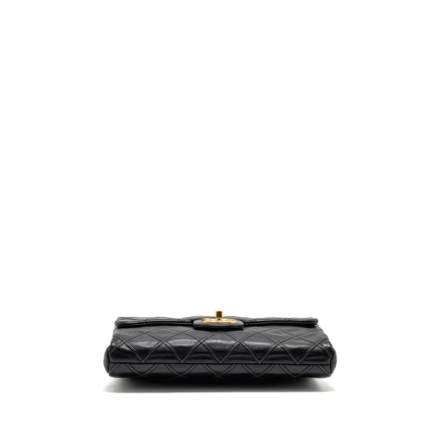 Chanel Thin City Flap Bag Calfskin Black GHW