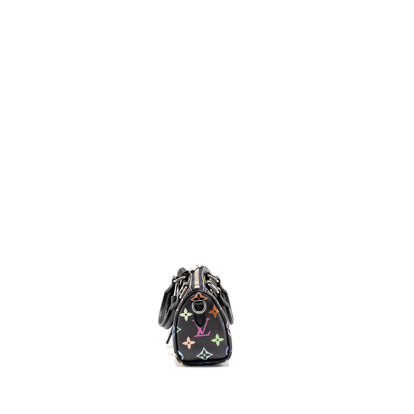 Louis Vuitton x Takashi Murakami Nano Speedy Multicoloured Monogram Canvas Black SHW