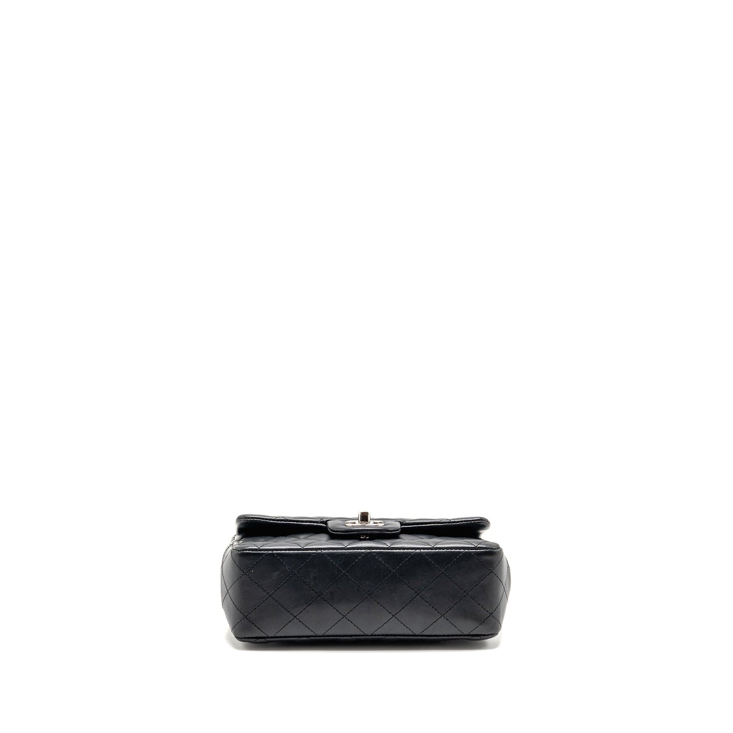 Chanel Mini Rectangular Flap Bag Lambskin Black SHW