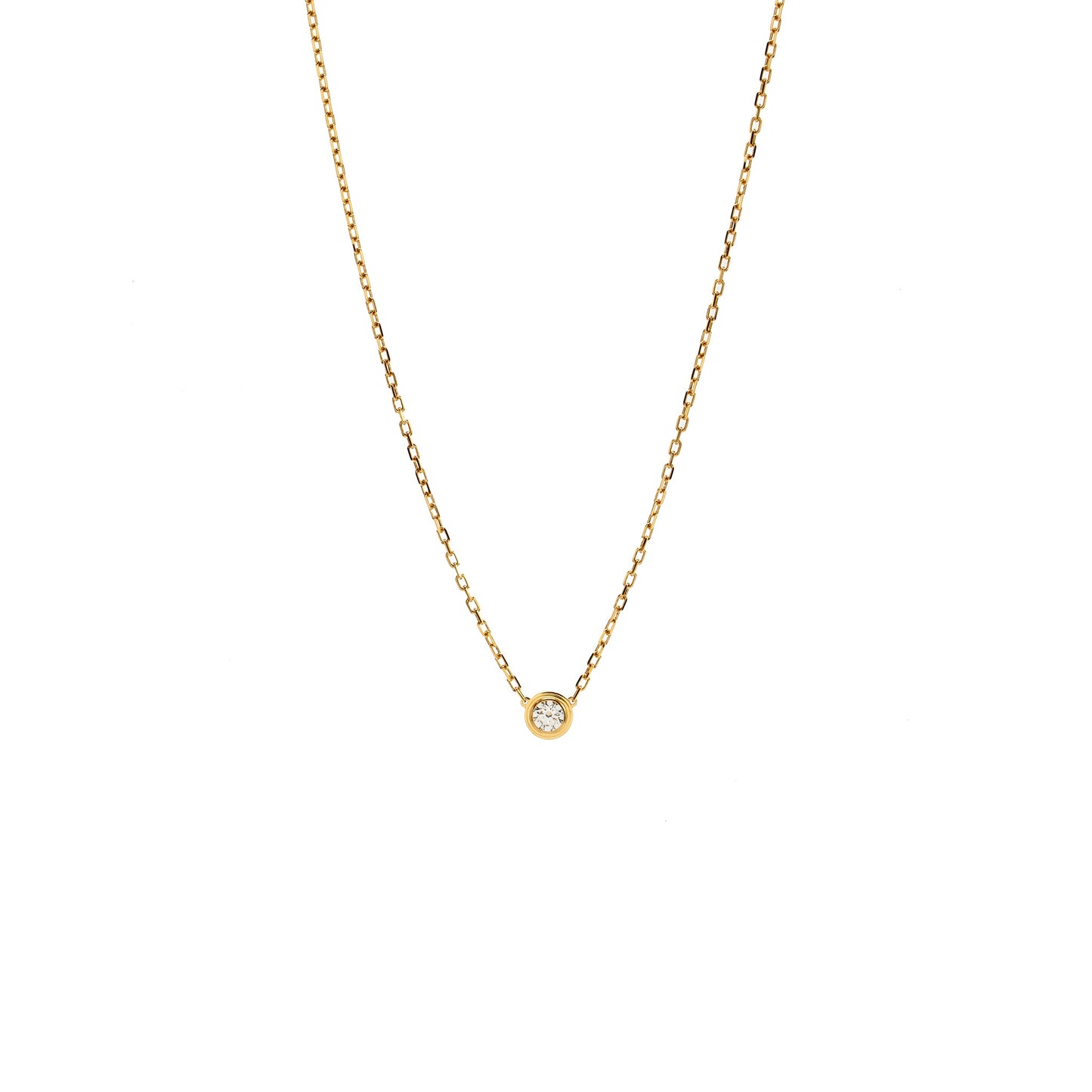 Cartier D’Amour Necklace Large Model Yellow Gold, Diamond